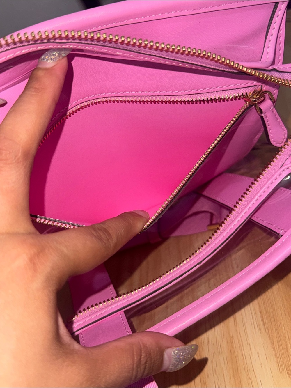 kate spade Kip clear small tote / crossbody - Picture 14 of 15